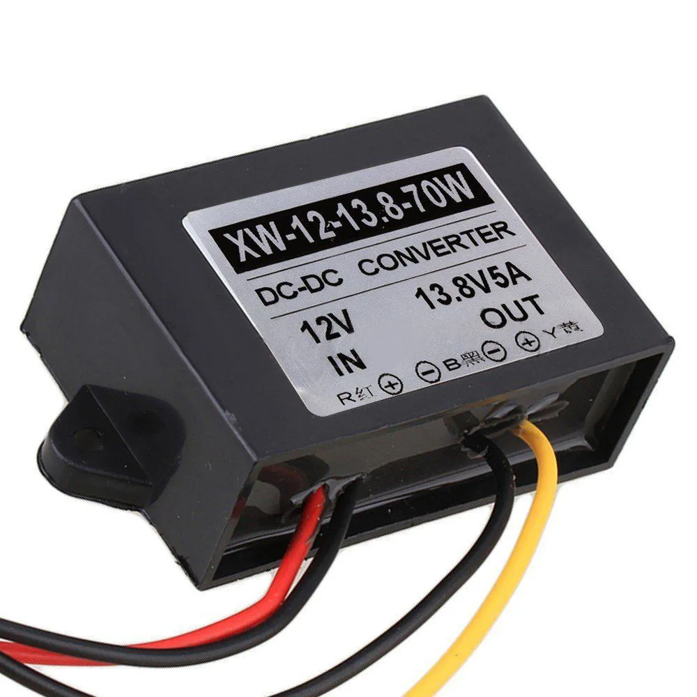 

DC 12V Step-up To DC 13.8V 70W 5A Car Power DC-DC Converter Regulator