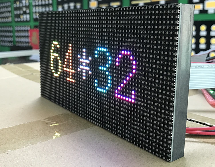 Полноцветный светодиодный модуль P3, светодиодный модуль для помещений, SMD2121 RGB, 1/16 сканирование 192*96 мм, 64*32 точка