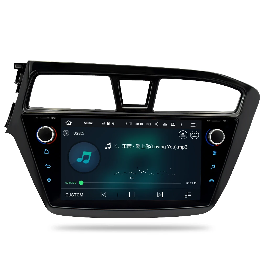 Ips 4G ram Android 9,0 автомобильный стерео радио плеер для hyundai I20- gps навигация Авто wifi FM аудио Bluetooth Мультимедиа