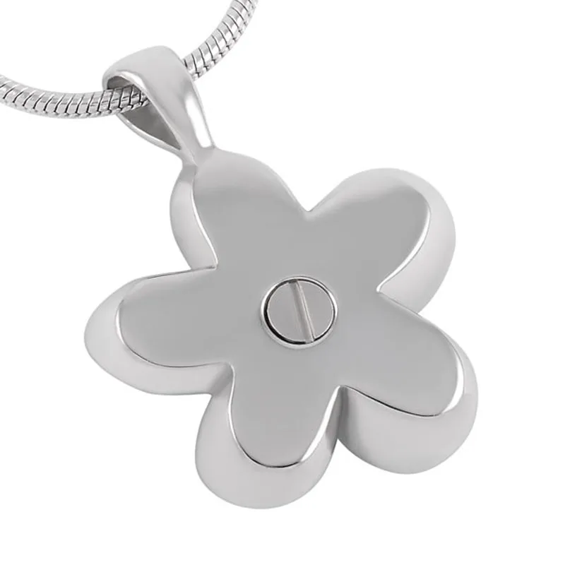 KLH8026 Cute Flower Cremation Jewelry Memorial Ashes Holder Urn Pendant Necklace Keepsake + Filling kit | Украшения и аксессуары