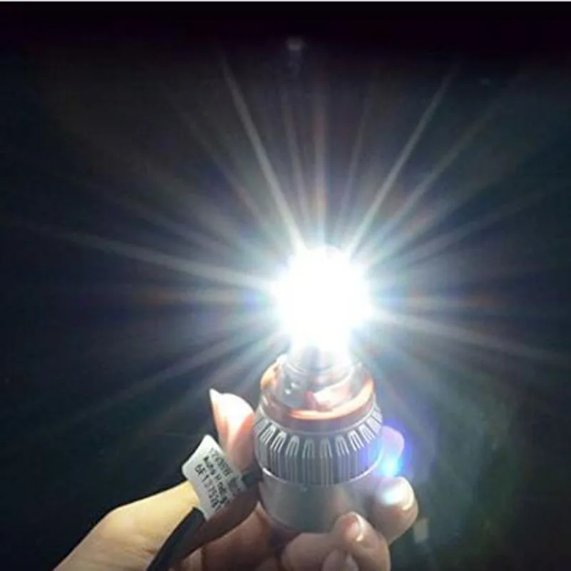 2x H7 LED H11 H4 Hi/Lo H1 H3 H8 HB1 HB3 HB4 HB5 H10 HIR2 H13 H16 H27 Car Headlight Bulbs 3000K 4300K 6000K 8000K COB C6 images - 6