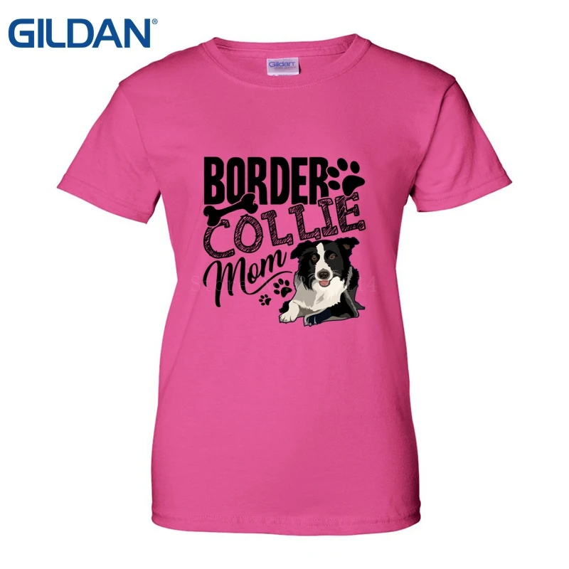 Border Collie мама Рубашка Футболка Веселая Новая женская весна лето платье короткий