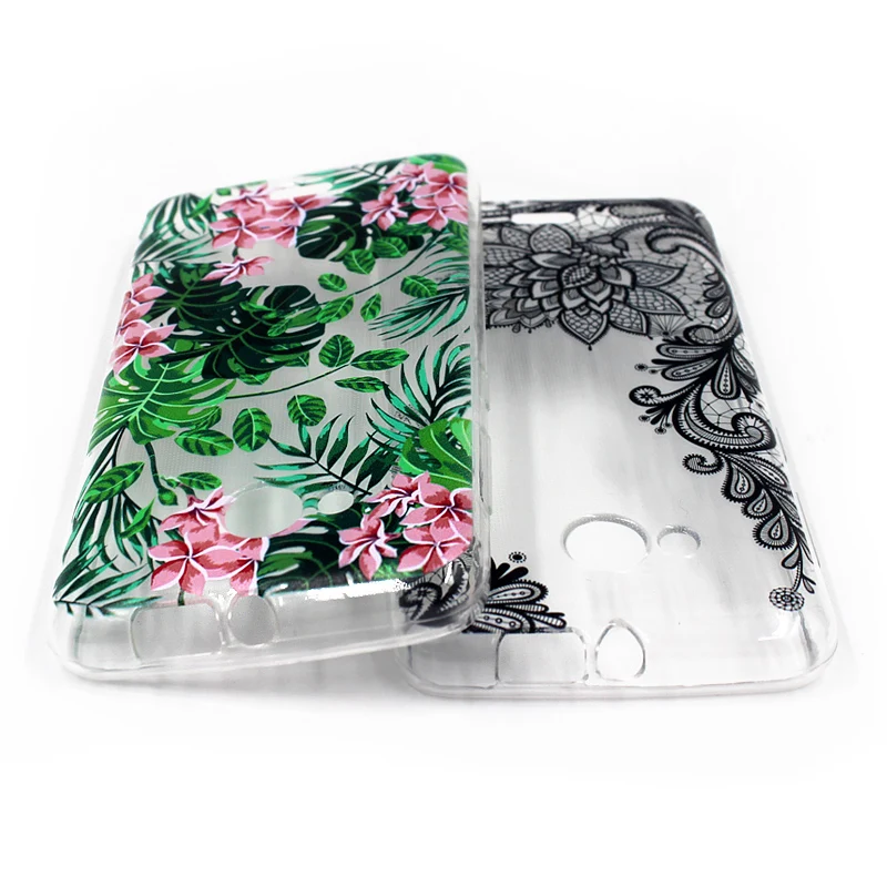 For Fly Fs408 Stratus 8 4.0 Inch Phone Case Soft TPU Silicone Back Cover Protective Printed Fundas |