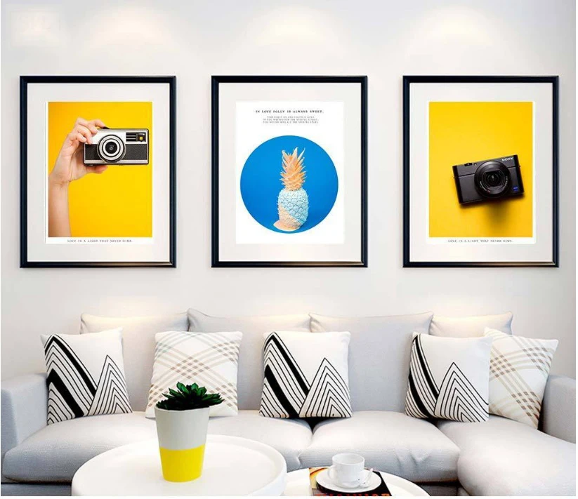 Hd Печать ананас фрукты плакат Современное украшение дома цитаты А4 искусство