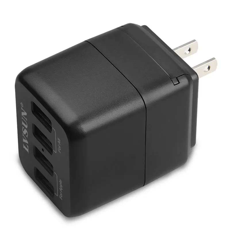 Универсальное сетевое зарядное устройство с 4 USB-портами 5 В 2 А 20 Вт а | Электроника