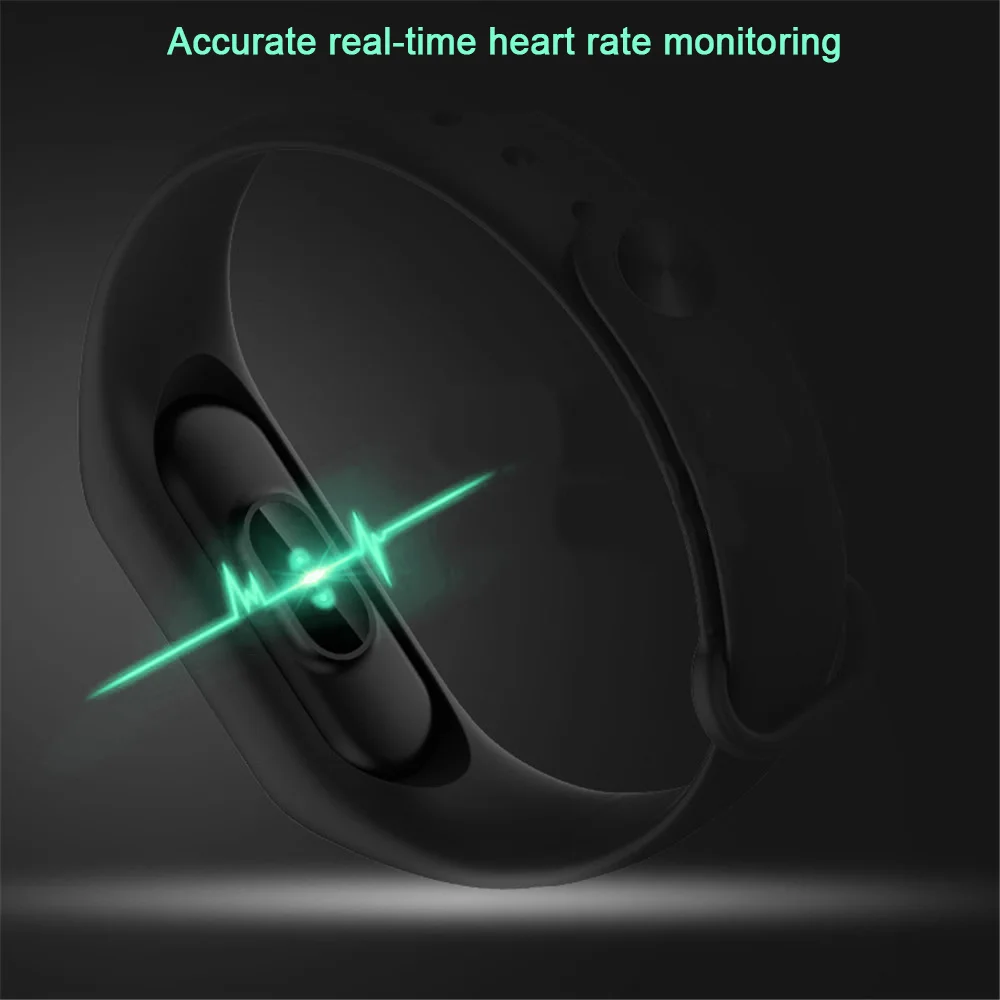 Smart Bracelet M2 Waterproof Heart Rate Monitor Fitness Sleep Tracker Sport Band for Android IOS Bluetooth Men Women Watch | Электроника