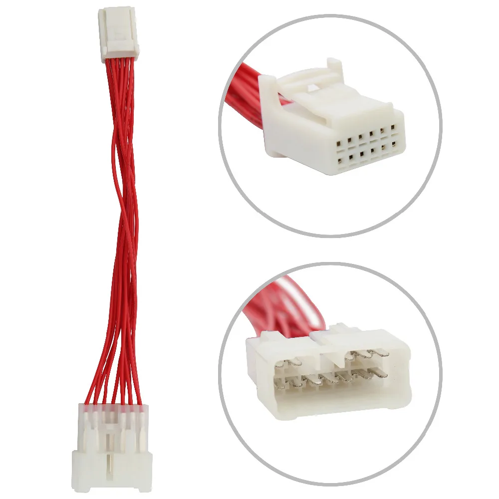 Разъем AUX Moonet 5 + 7pin преобразователь на 6 6pin для адаптера Toyota QX494|aux toyota 7|cable 6cable aux |