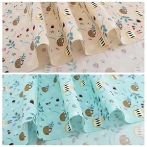 EF each 50x160cm Chainho, Новая серия мультфильмов, печатная саржа хлопок/метр ткань, Лоскутная Ткань, DIY шитье и материал для стеганых изделий для малышей и детей - Цвет: EF each 50x160cm
