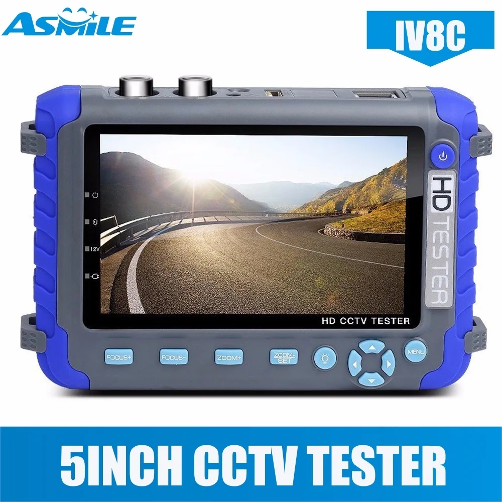 Тестер для камеры IV8C 5 МП AHD ЖК-дисплей дюймов 4in 1 CCTV TVI CVBS |