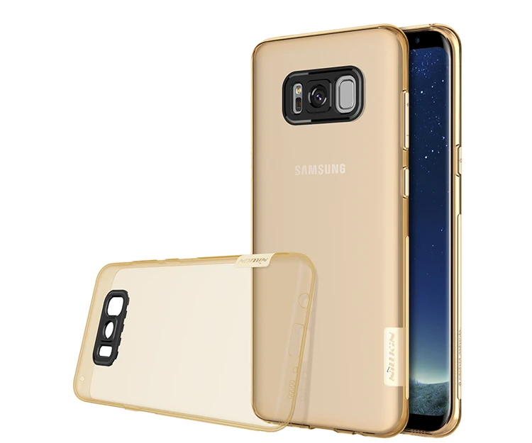 Для samsung Galaxy S8 чехол NILLKIN натуральный прозрачный мягкий кремний TPU Защитный чехол для samsung Galaxy S8 Plus