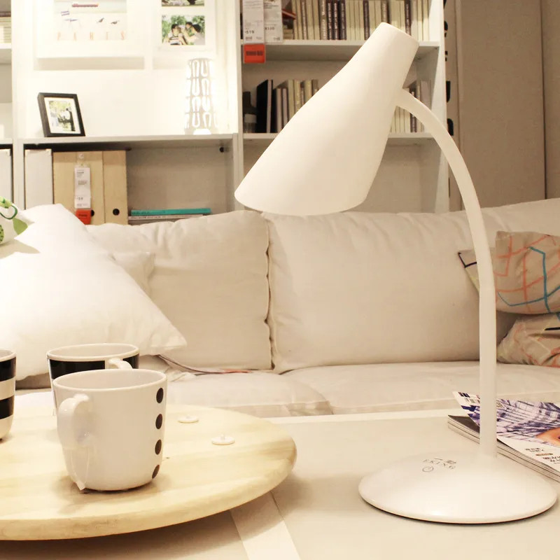 Современная Складная Светодиодная настольная лампа USB-зарядка для обучения