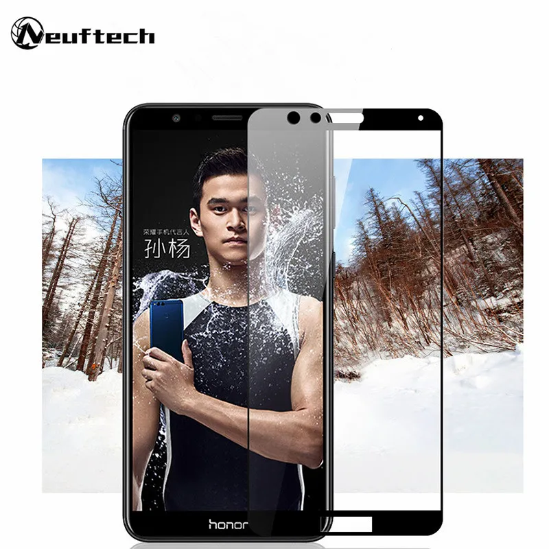 10 PCS Full Cover Tempered Glass For Huawei P20 Lite Pro Nova 2S 3E screen protector for huawei P8 2017 Honor 7X 6X 8 9 | Мобильные