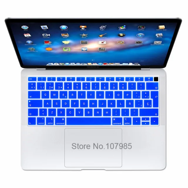 Испанская клавиатура протектор для 2018 Новый Macbook Air 13 A1932 ЕС раскладка клавиатуры