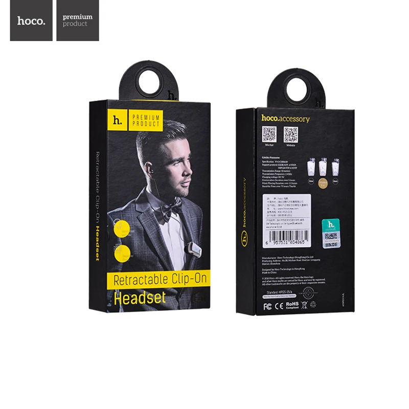 Новое поступление HOCO E4 гибкий воротник бар Bluetooth наушники для iPhone Xiaomi Android телефон
