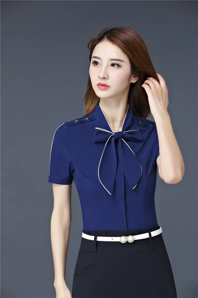 Новинка красные тонкие шифоновые блузки и рубашки Женская Офисная Рабочая