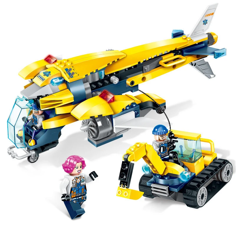 283 шт новинка 2019 развивающие строительные блоки игрушки друзья городская