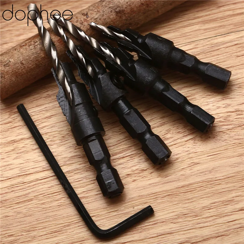 Dophee 4 шт. ручной инструмент для замены 1/4 &quotшестигранный хвостовик из