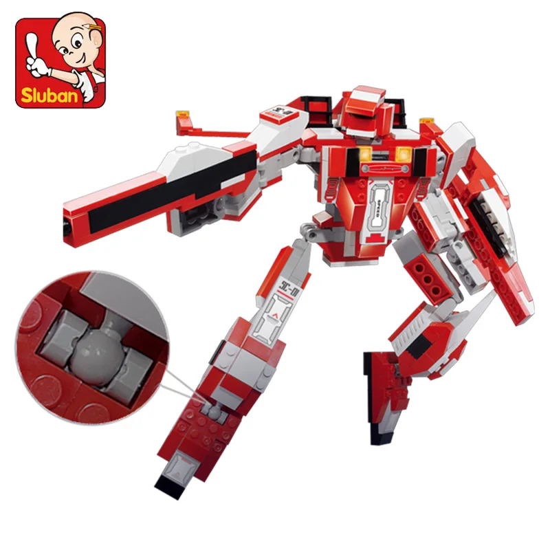 0257 331pcs Robot Spitfire Constructor Model Kit Blocks Compatible LEGO Bricks Toys for Boys Girls Children Modeling | Игрушки и хобби