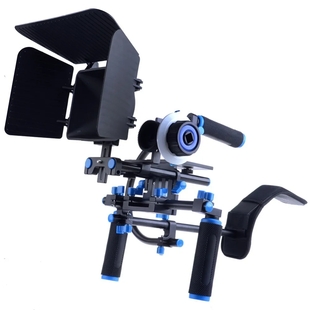 Neewer DSLR Rig Set Movie Kit Film Making System Shoulder Mount Follow Focus and Matte Box for Cameras Video Camcorders | Электроника