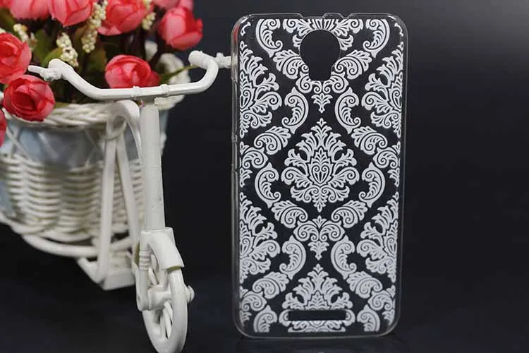 Чехол Для Micromax AQ5001 Жесткий из поликарбоната сделай сам с изображением белого