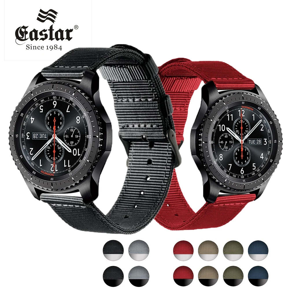 Водонепроницаемый цветной нейлоновый ремешок для Samsung Gear S3 Band Frontier Classic наручных