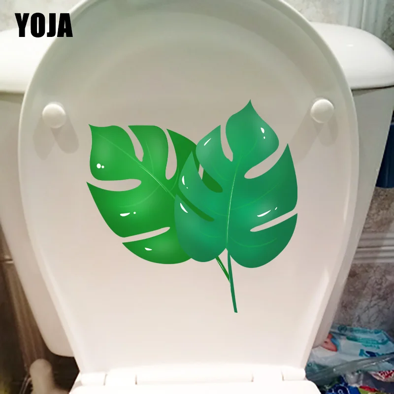 YOJA 20 9*21 5 см красивые листья пальмы свежий стикер для ванной туалета домашний