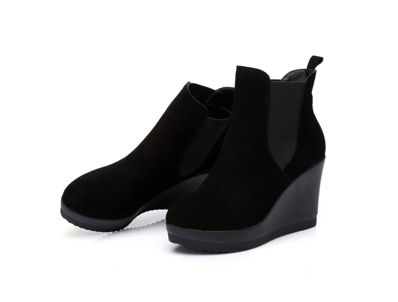 GKTINOO/ботильоны из натуральной кожи на каблуке Сезон осень-зима Стильные