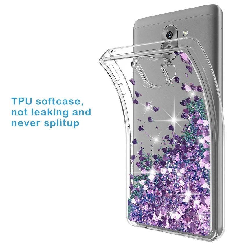 UPaitou Case for Huawei P20 P8 P9 P10 Mate 8 9 10 Pro Honor 6X 6A 7X Nova 2 2S 2I 3E Lite Plus Girl's Bling Glitter TPU |