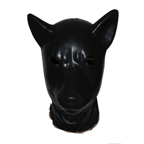 Горячий продукт секса мужской женский 100% натуральный латекс бондажная маска