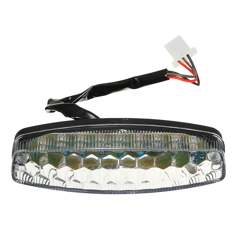 Красный светодиодный задний тормозной светильник для мотоцикла ATV 50 70 110 125cc ATV Quad Kart TaoTao Sunl китайский мотоциклетный светильник