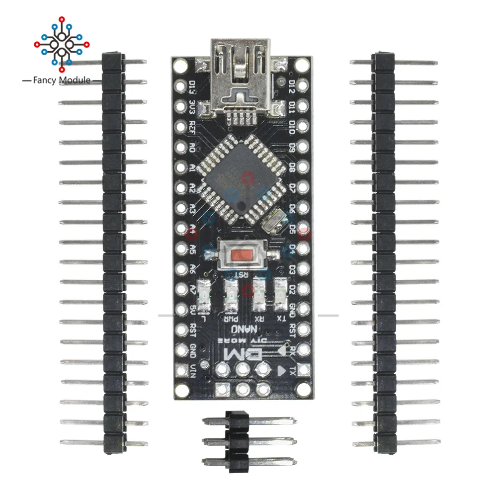 Мини-usb Nano 4,0 atmega328 Atmega328P контроллер для Arduino ATMEGA328P-AU PL2303TA 5 в 16 м Модуль платы с контактами