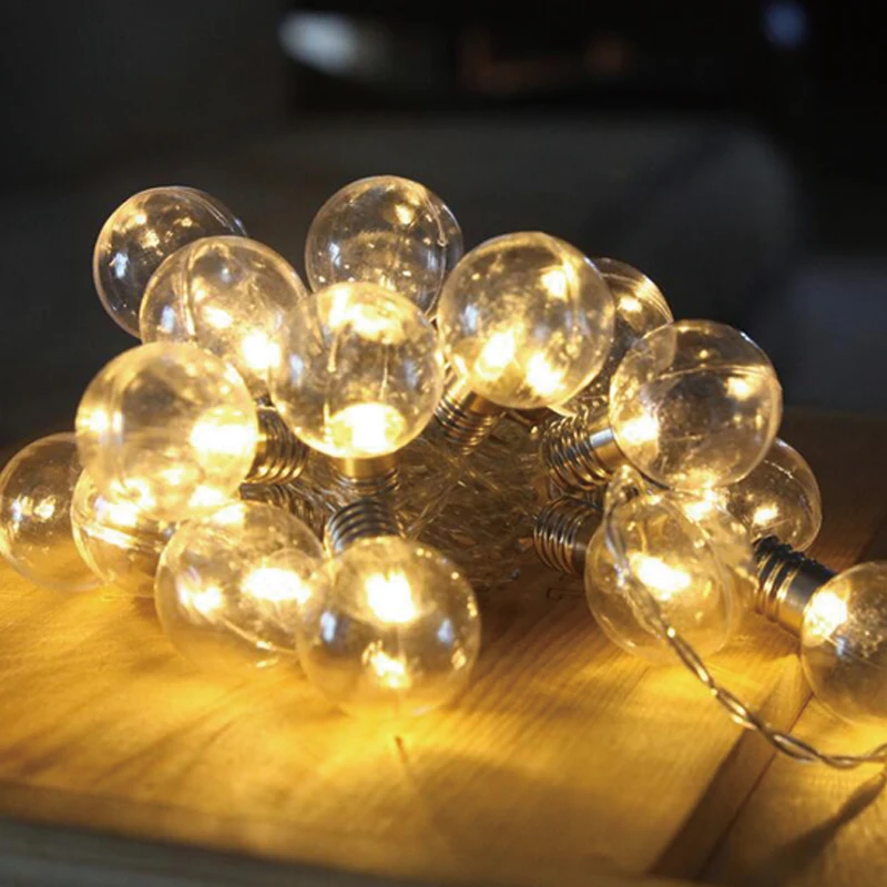 Свадебные украшения новинка 2 5 м светодиодные гирлянды хрустальный шар струнные