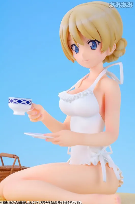 Anime Girls und Panzer Darjeeling Wave Beach Queens sexy Action Figure PVC Collection Model toys for christmas gift | Игрушки и хобби