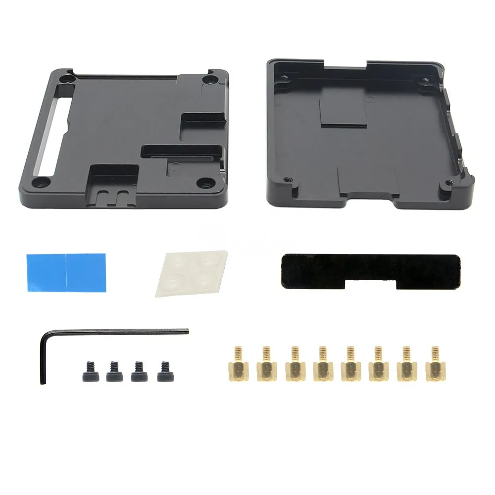 Алюминиевый Чехол для Raspberry Pi 3 A + ультратонкий металлический чехол из