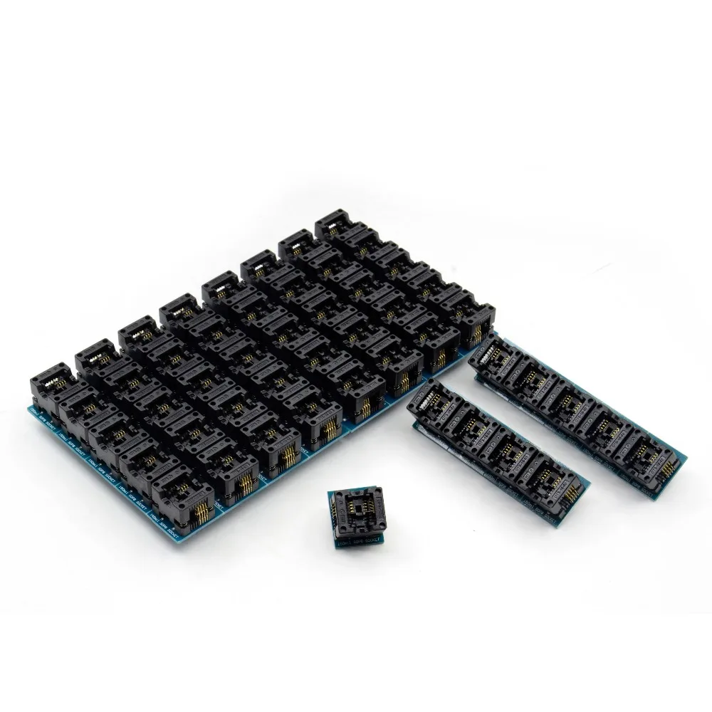 Синий SOIC8 SOP8 К DIP8 ZIF широкое сиденье 150mil программист адаптер гнездо| |