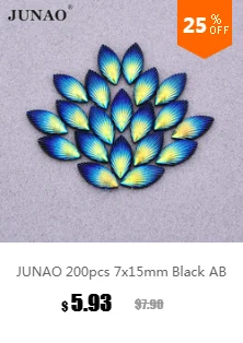 JUNAO 16*30 мм Пришивные золотые стразы в виде капли для шитья золотистые акриловые камни с плоским основанием большого размера хрустальные стразы для рукоделия одежды