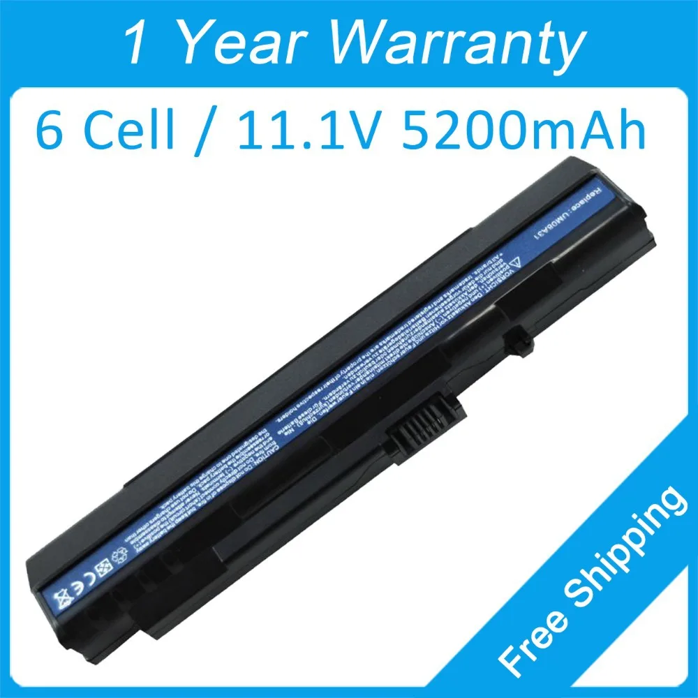 Новый аккумулятор 5200 мАч для ноутбука Gateway LT2000 LT1001J UM08A73 UM08A74 UM08B31 LC.BTP00.045 LC.BTP00.047