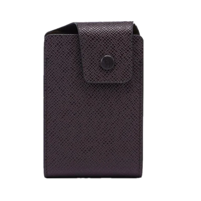 type 1 brown Фиолетовый 1 шт. мужской держатель для карт кожаный бизнес-держатель для карт унисекс чехол для кредитных карт для монет - Цвет: type 1 brown