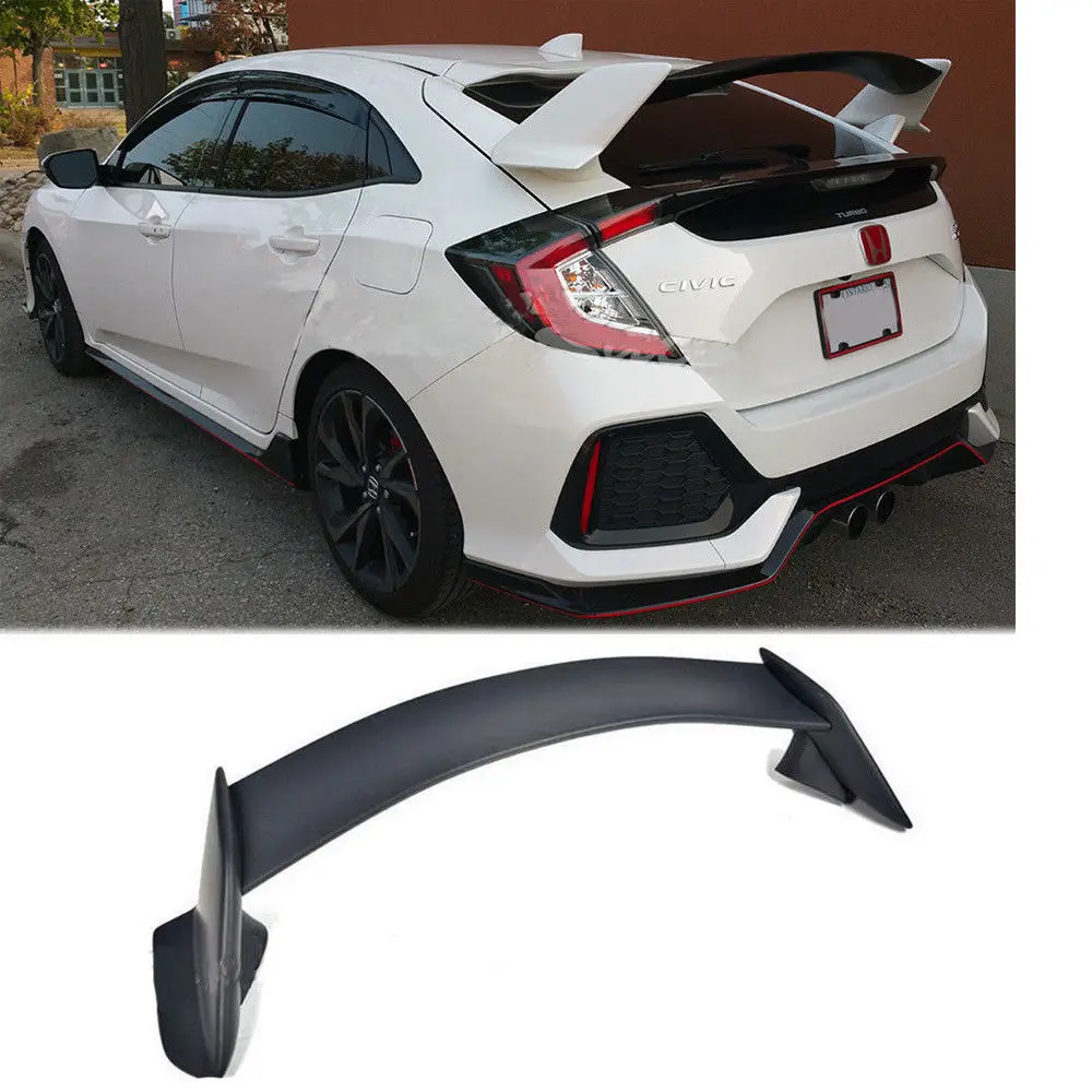 ABS спойлер Подходит для Honda civic высокий на крыше автомобиля Стайлинг 4 дверь 2015