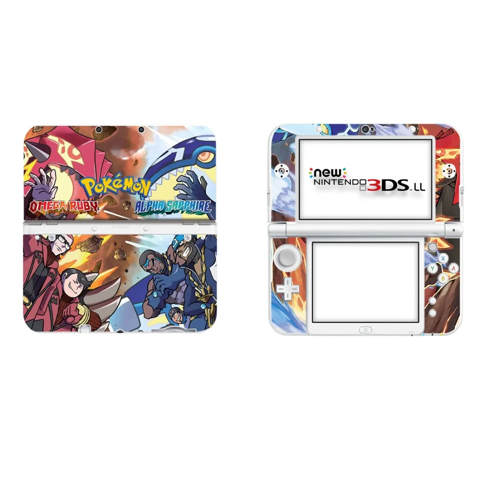 Виниловая наклейка на кожу наклейка на 3DS XL Скины Наклейка s для нового 3DS LL виниловая Защитная Наклейка-для Pokemon GO