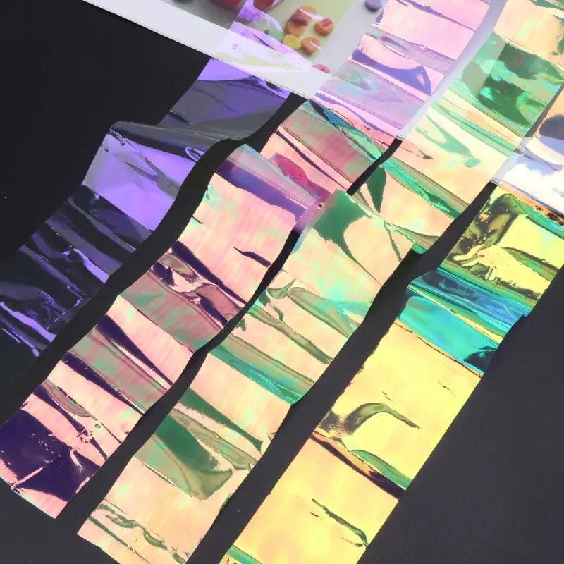 Лазерная Аврора эффект AB отражающее зеркало Бумага DIY Эпоксидной Смолы Ювелирные