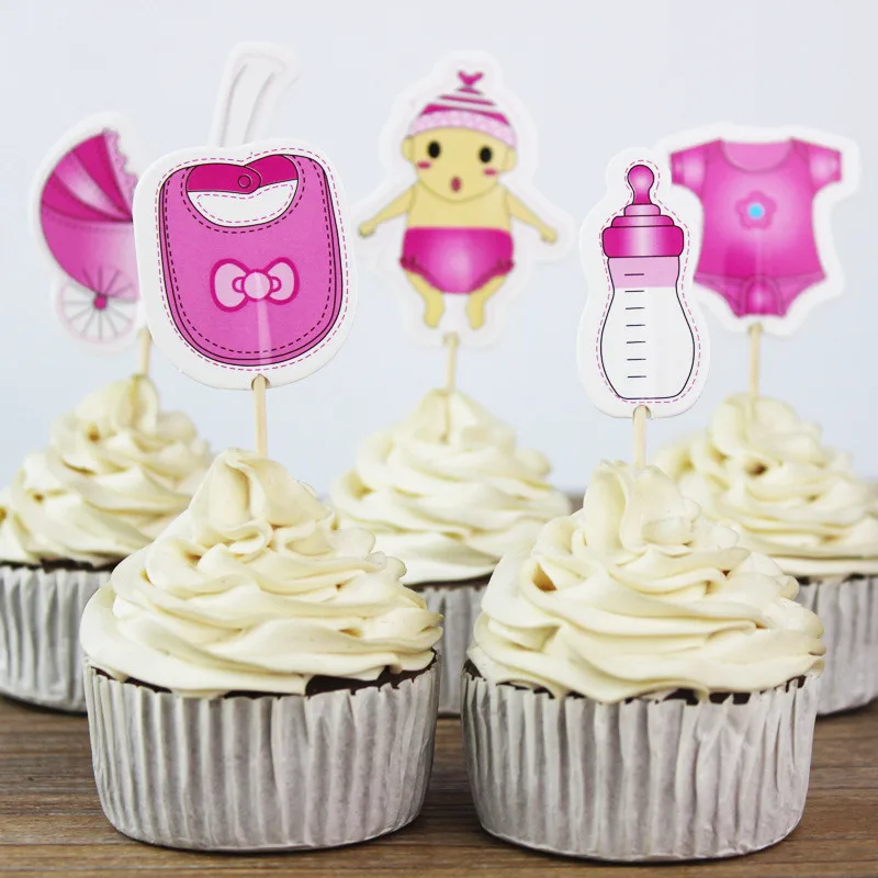 Украшения гирлянды для детского душа 20 шт. украшения торта дня рождения детский