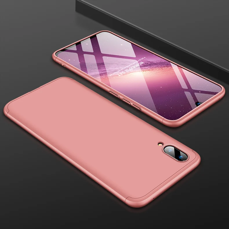 9 VIVOV11 360 градусов Полная защита Жесткий Чехол для VIVO V11 задняя крышка противоударный чехол для VIVO V11 чехол+ стеклянная пленка для VIVO V11 - Цвет: 9