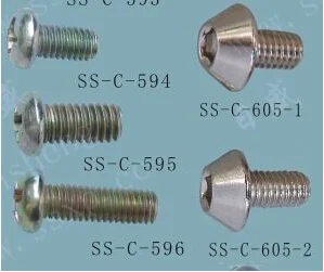 Computer embroidery machine parts, color cross screw, screw bevel