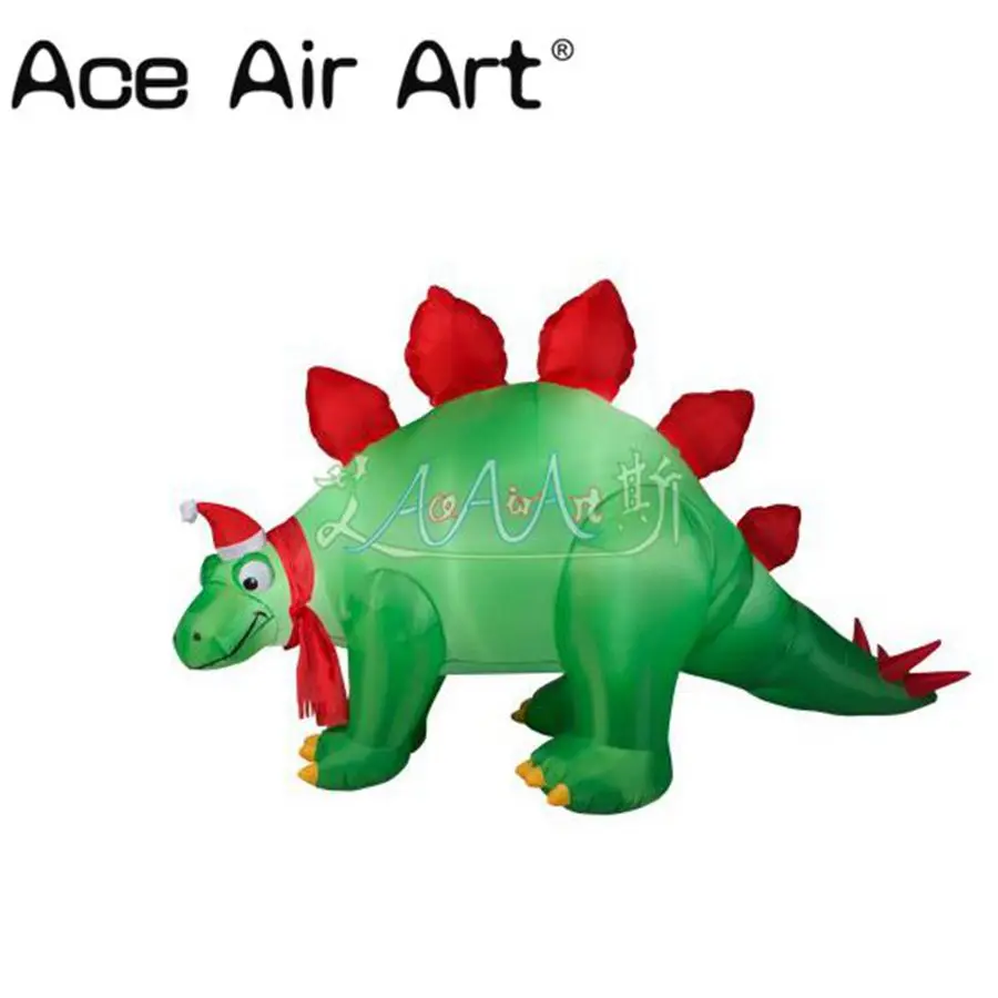 

Hot sale fat oxford fabric material Christmas inflatable dinosaur for Christmas decorations