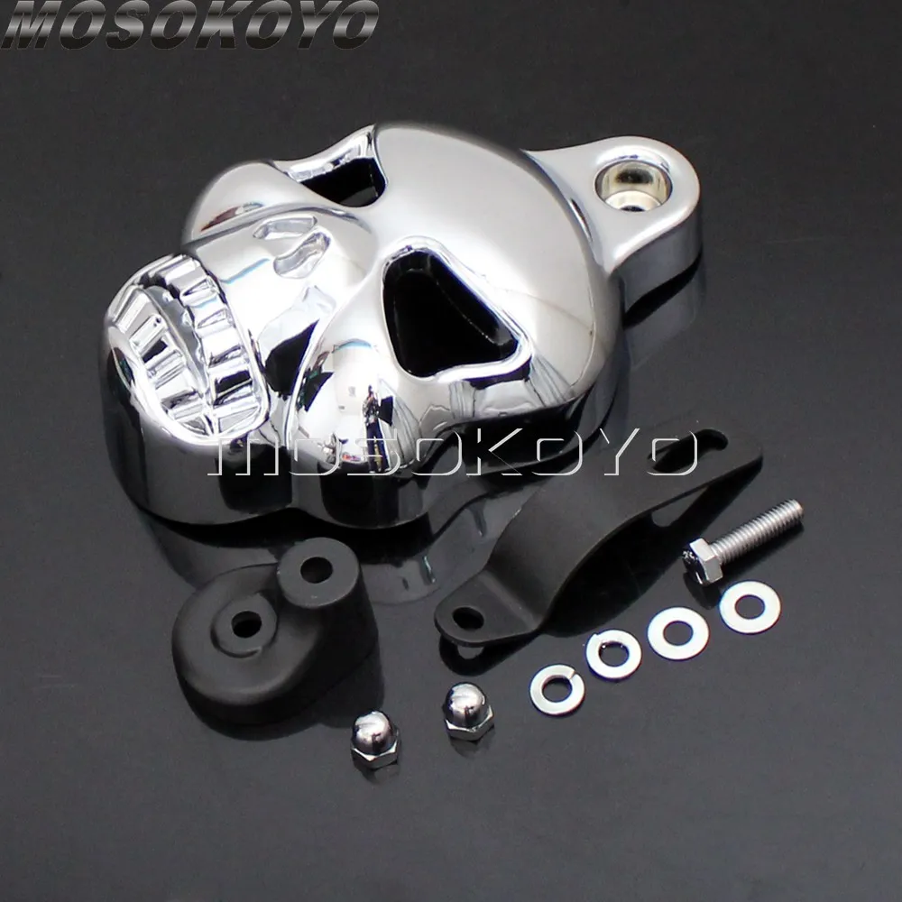 Чехол для мотоцикла Cowbell Skull Horn Harley Sportster Dyna Softail Glide Ultra Electra Road King Classic (1992