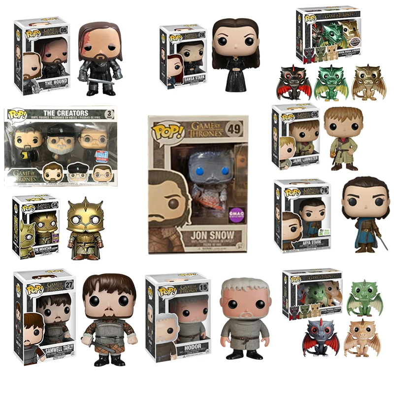 FUNKO POP Новая Игра престолов Джон Сноу Старк YGRITTE серый ветер RAMSAY Болтон модель