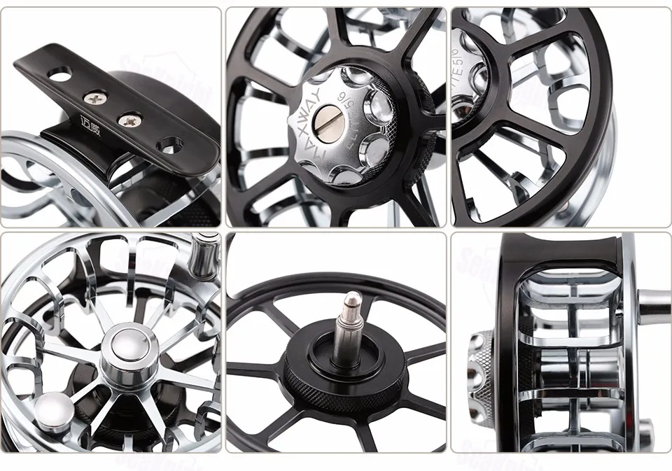 SeaKnight Одежда высшего качества maxway Elite 3BB 137 г 7003-t6 Алюминий металлический 5/6# летать Рыбалка Катушка рыба колесо Fly катушка Сумка