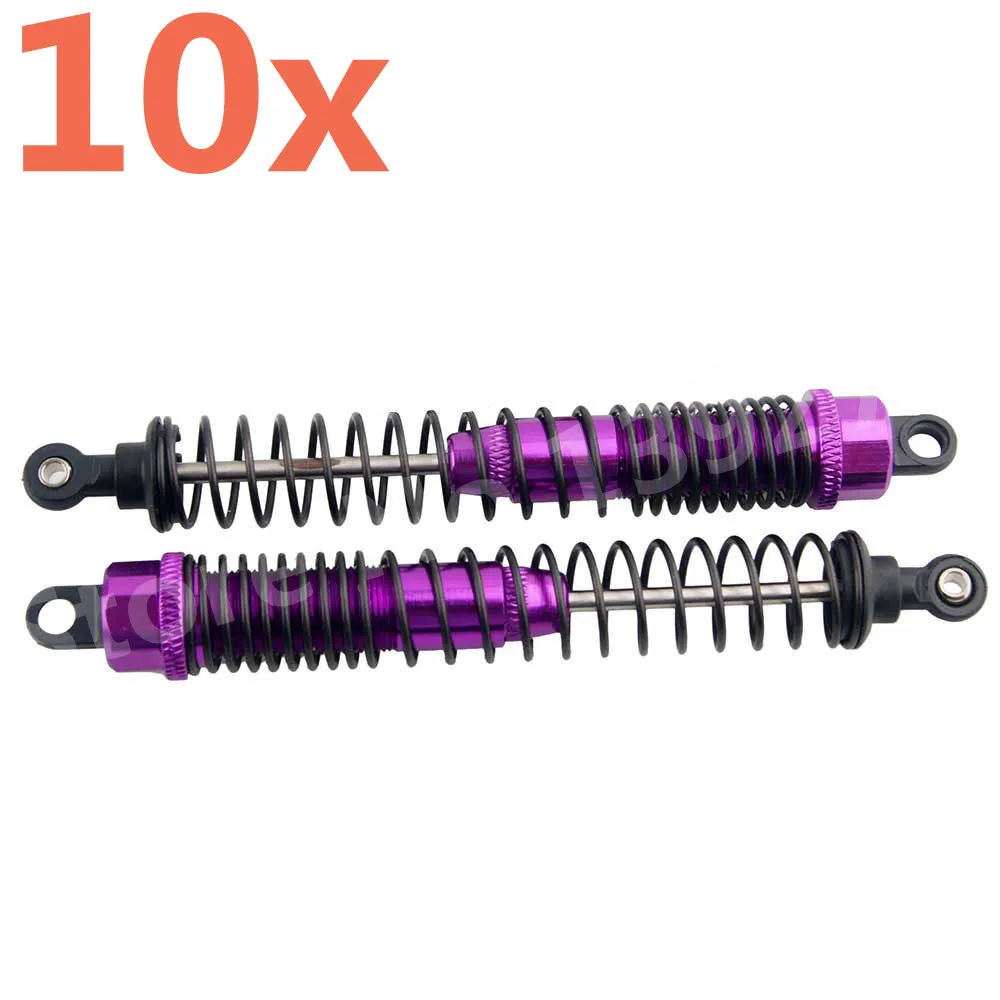 

10Pieces Aluminum Alloy RC Car Upgrade Parts 180007(18019) Shock Absorber 130mm For 1/10 Scale Models 94180 Remote Control Cars