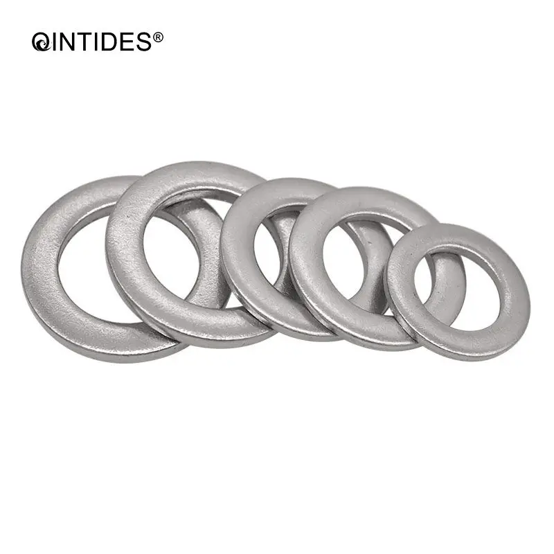 Простые шайбы QINTIDES M1.6-M24-маленькая серия-класс продукта A GB848 304 из нержавеющей